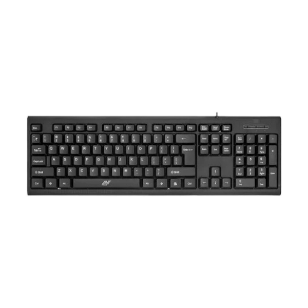 Ant Value FKBRI01 Ultra-Slim Compact USB Wired Keyboard (Mac & PC Compatible)